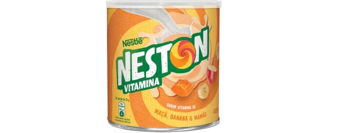 Neston Vitamina de Maçã, Banana e Mamão