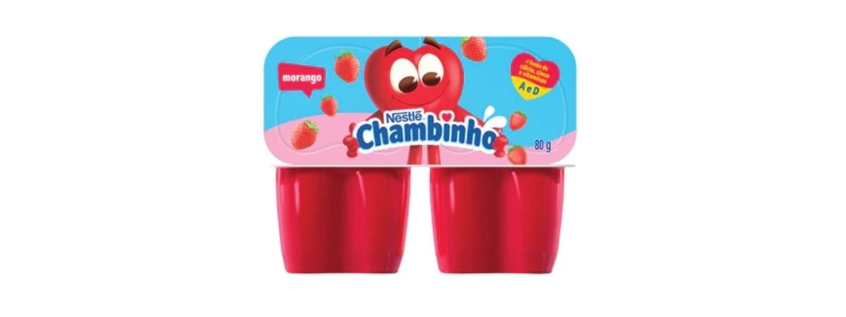 Chambinho Petit Suisse Morango 80g