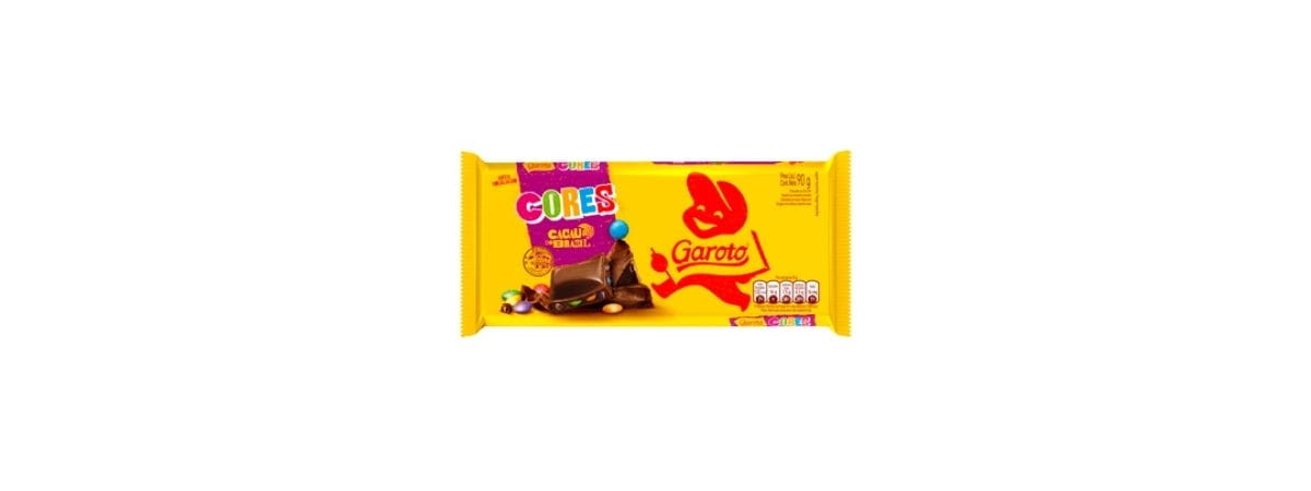 Chocolate Garoto Cores 90g