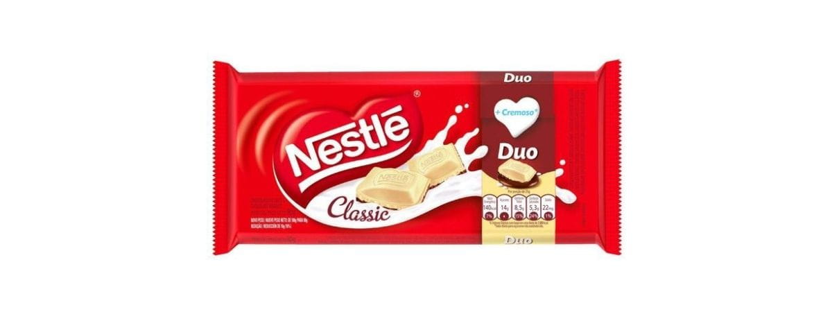 Classic Duo: Chocolate ao leite e branco