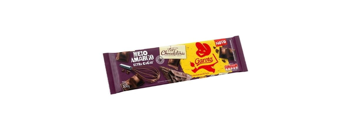 Cobertura de Chocolate Meio Amargo Garoto® (300 g)