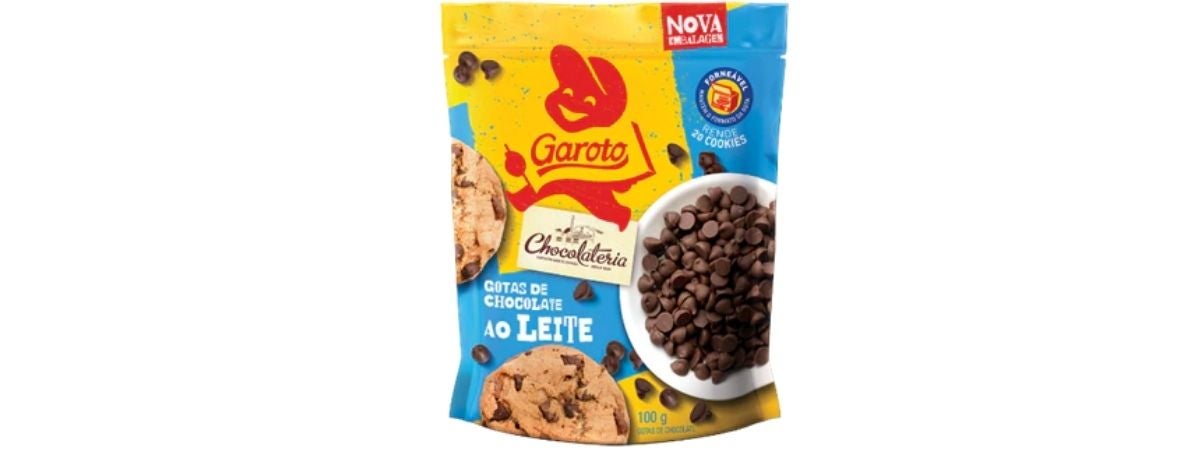 Cookie Gotas de Chocolate Ao Leite