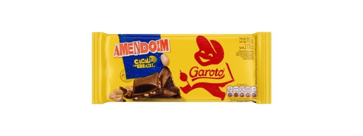 Garoto Tablete Amendoim 90g