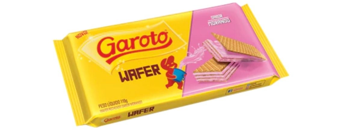 Garoto Wafer Sabor Morango | Nestlé