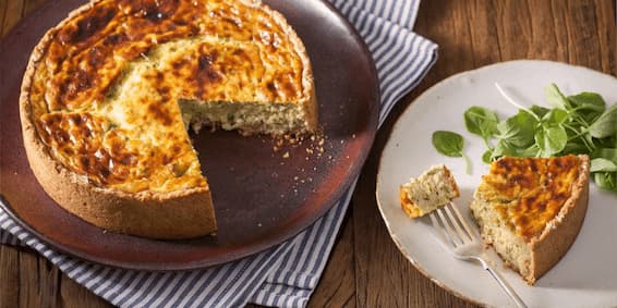 Receitas de Abobrinha: Quiche de Abobrinha