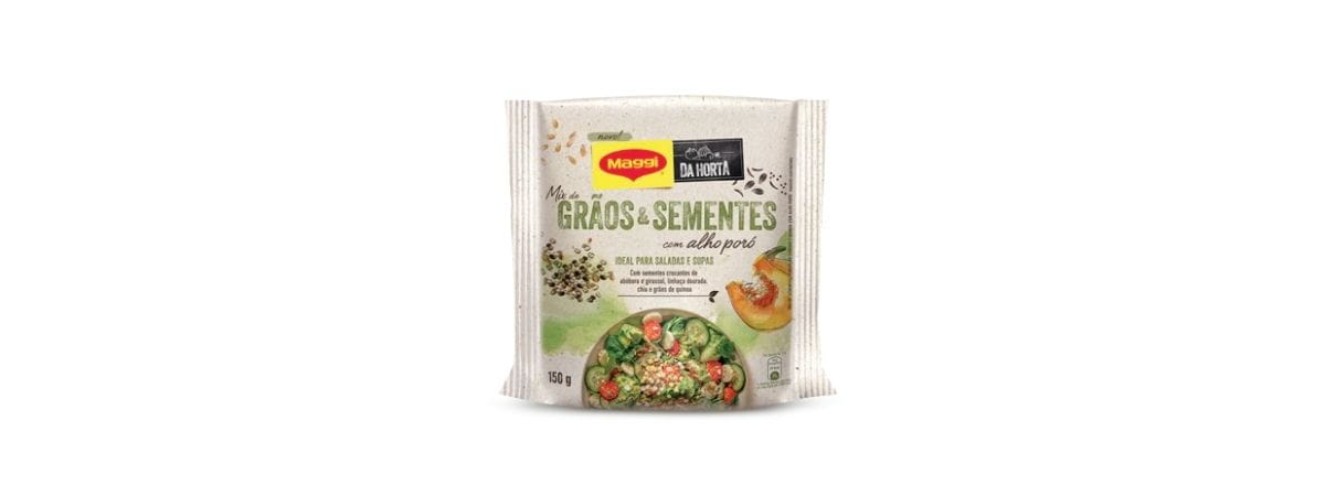 Maggi da Horta Mix de Grãos, Sementes com Alho poró