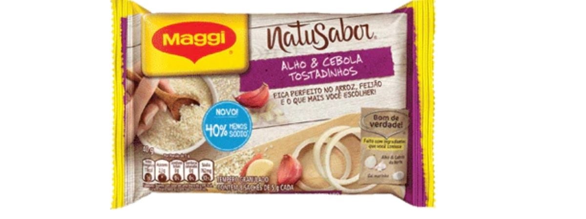 Maggi Natusabor Alho e Cebola