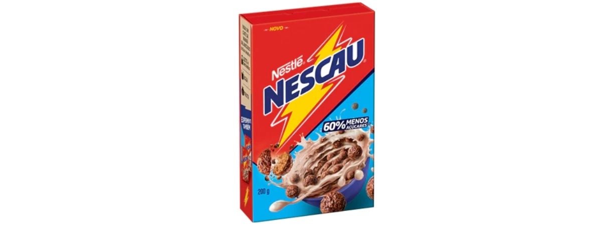 Nescau® Cereal 60% menos açúcares
