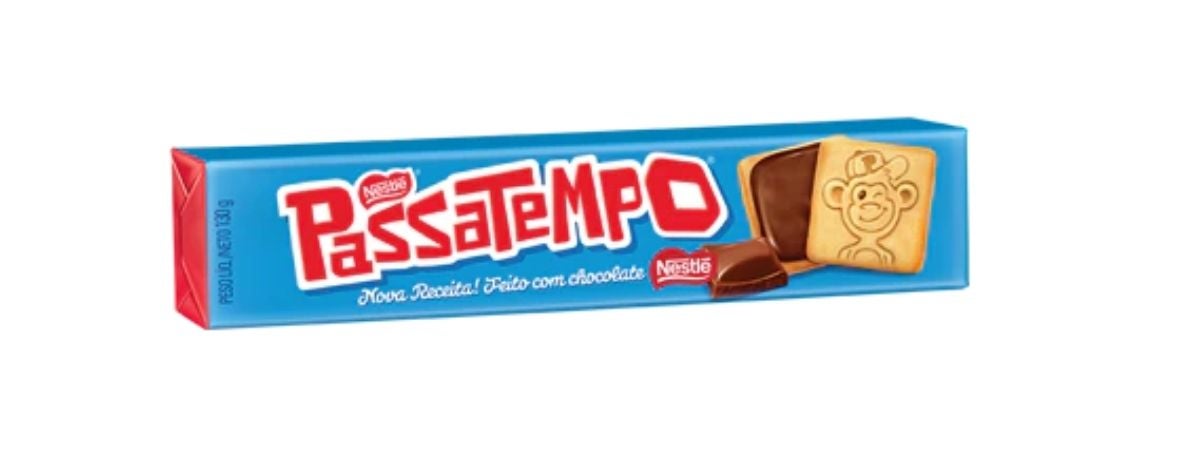 Biscoito Passatempo Recheado Chocolate