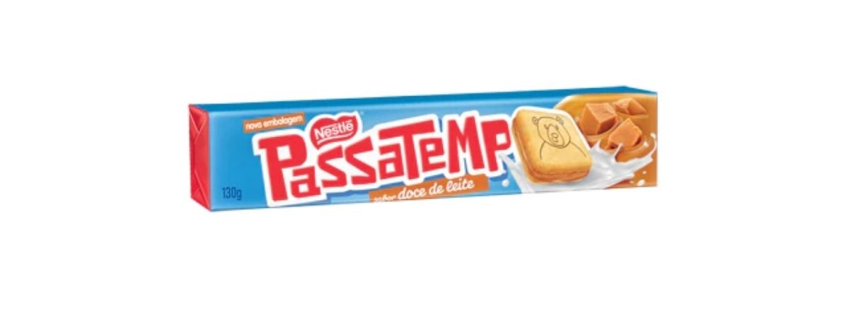 Biscoito Passatempo Recheado Doce de Leite