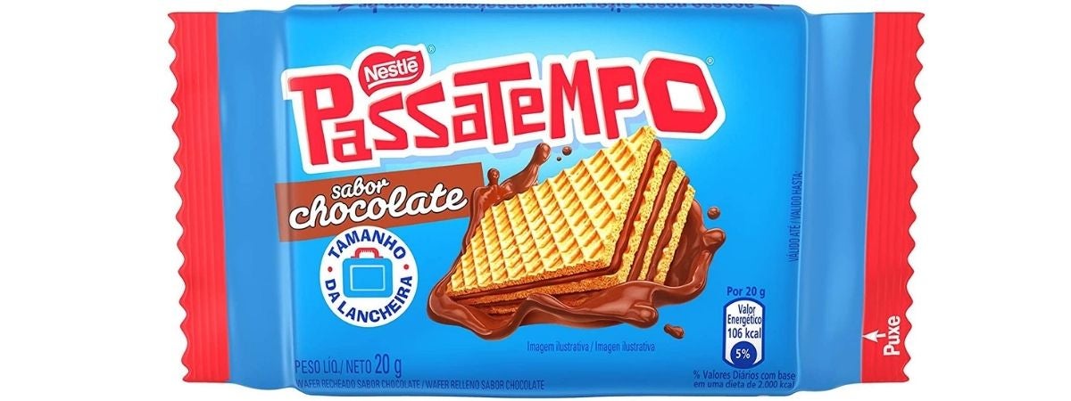Mini Wafer Passatempo Chocolate