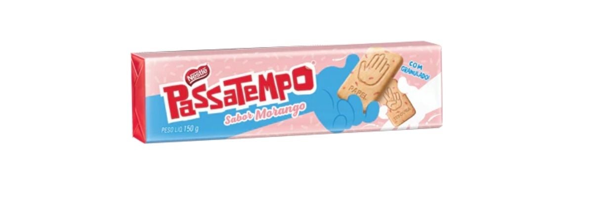 Passatempo Seco e Doce Morango