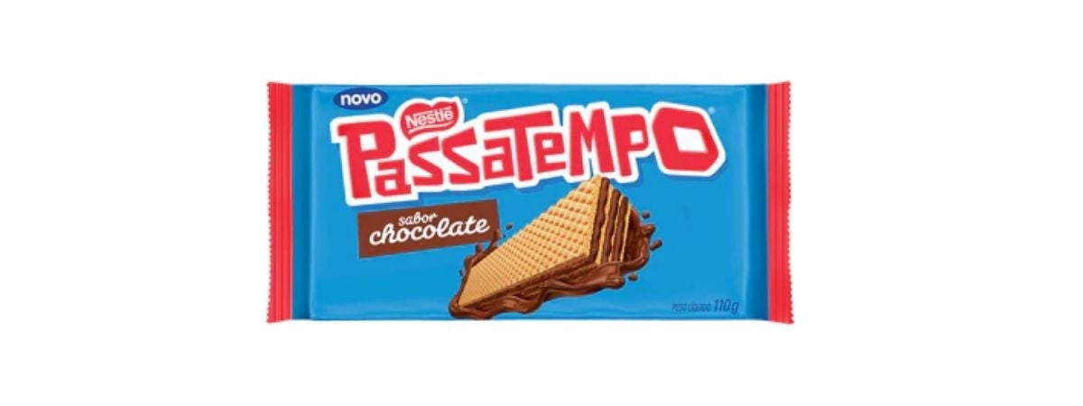 Wafer Passatempo Chocolate 110g