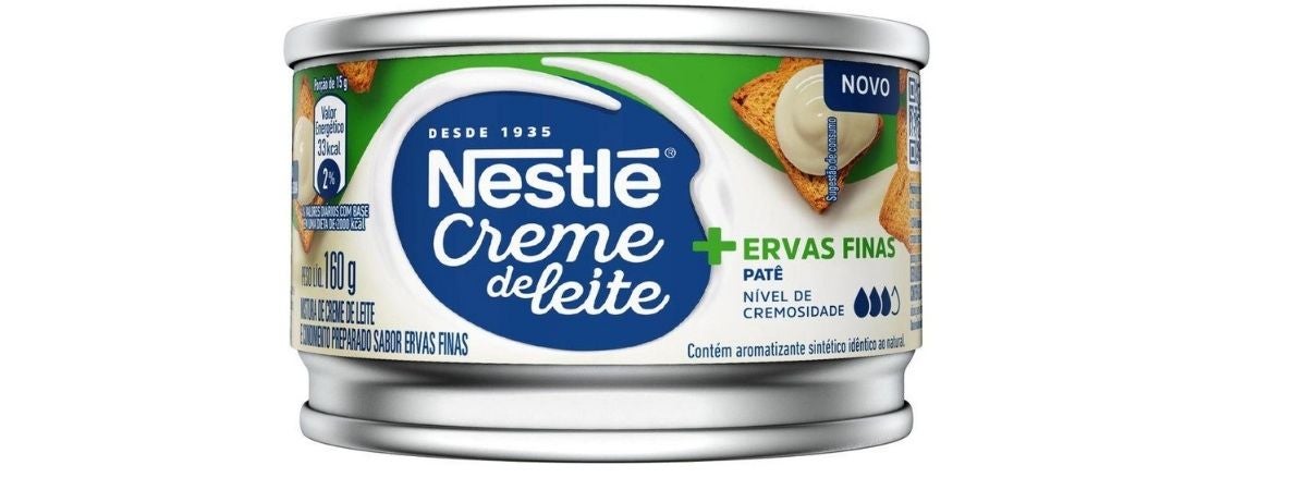 Patê de Creme de Leite Nestlé + Ervas Finas
