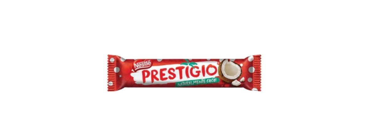 Prestígio: Chocolate recheado com coco