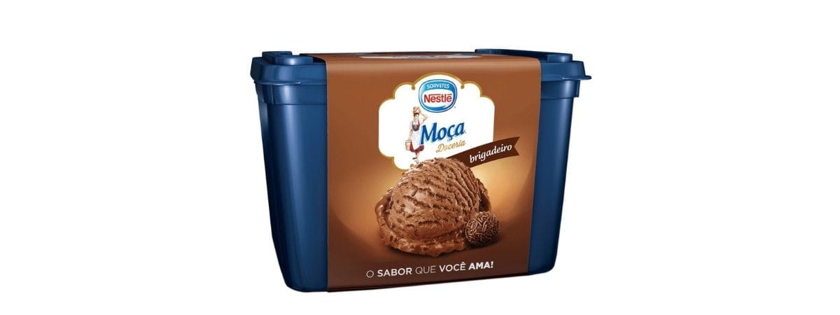 Sorvete Moça Brigadeiro Pote