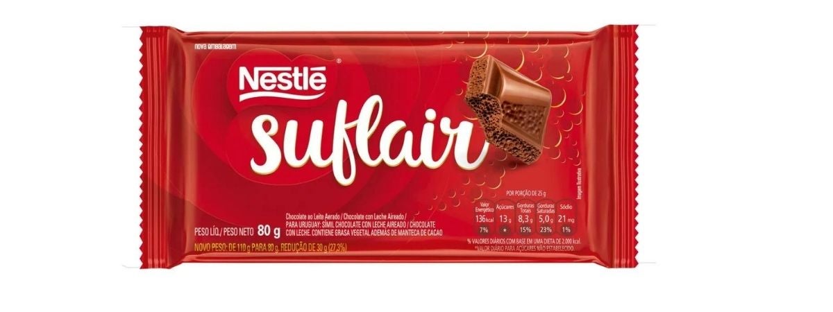 Suflair Chocolate ao Leite 80g