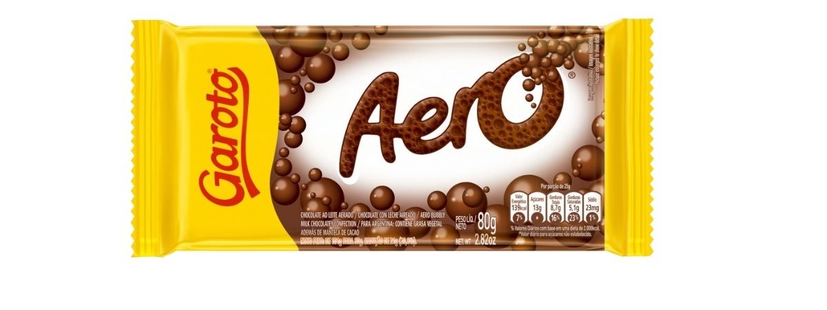 Garoto Aero TabChoc ao Leite 80g