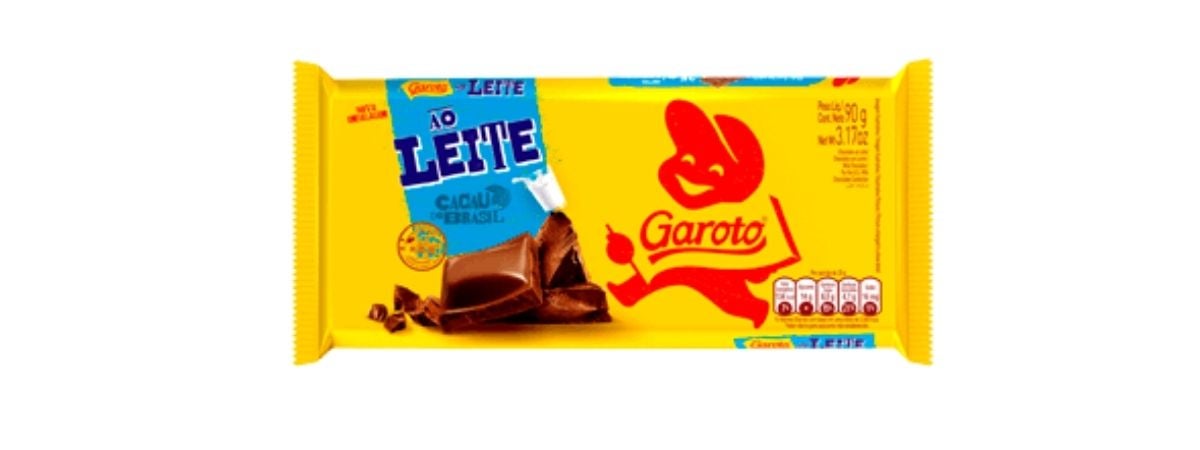 Garoto Tablete Choc ao Leite 90g