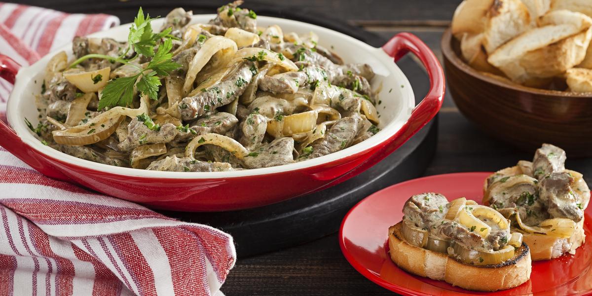Receitas de Filé Mignon: Aperitivo de Carne ao Molho Especial de Mostarda