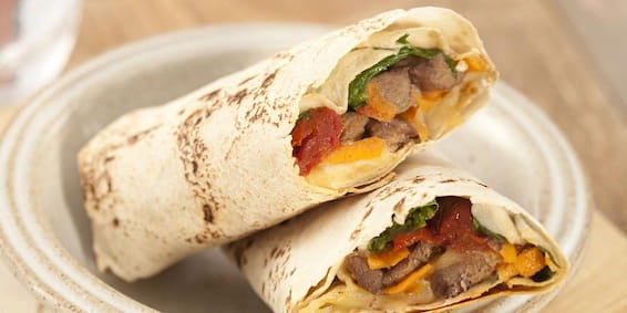 Receitas de Wrap: Wraps Suculentos de Carne