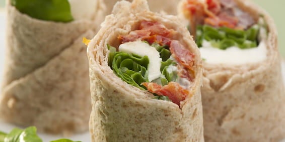 Receitas de Wrap: Wrap Mediterrâneo