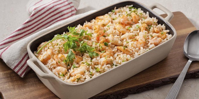 Receitas com camarão: Arroz com Camarão