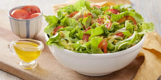 Receitas low carb: Salada de Escarola