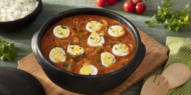 Receitas low carb: Moqueca de Ovos