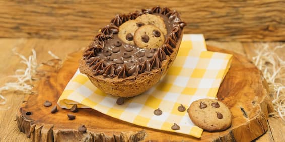 Ovo Cookie com Recheio de Brigadeiro