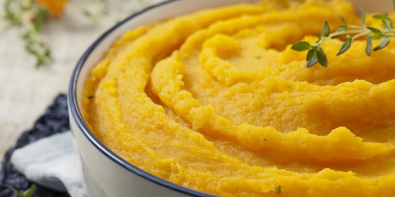 Purê Rápido de Mandioquinha e Cenoura