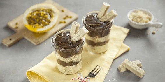 Bolo de Pote de Brigadeiro com KitKat Passion Fruit