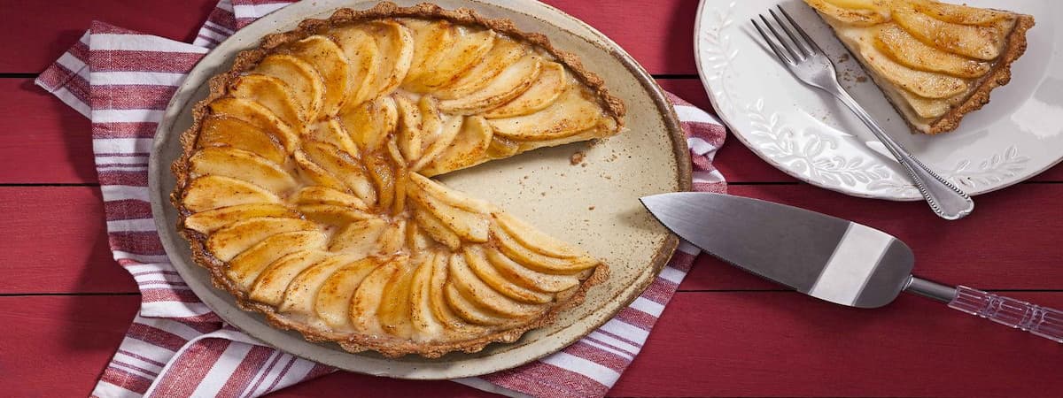 Torta Cremosa de Maçã com Canela Torta Cremosa de Maçã com Canela