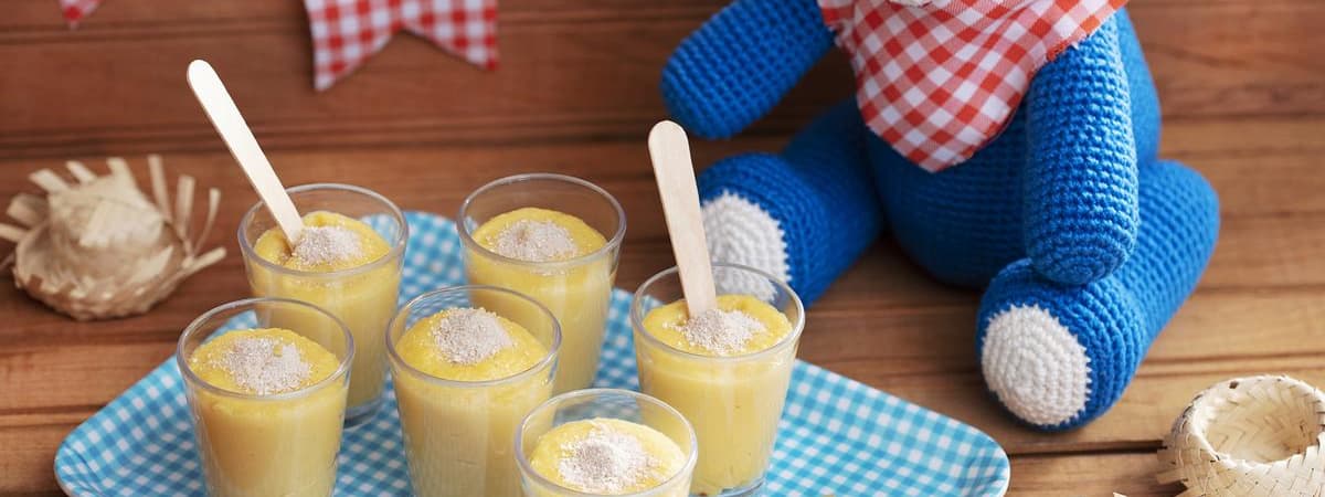 Pamonha de Copinho com Mucilon Pamonha de Copinho com Mucilon