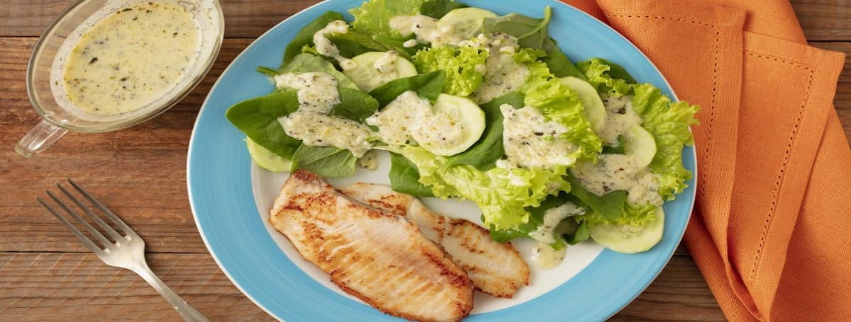 Salada com Molho Modulen Cremoso Salada com Molho Modulen Cremoso