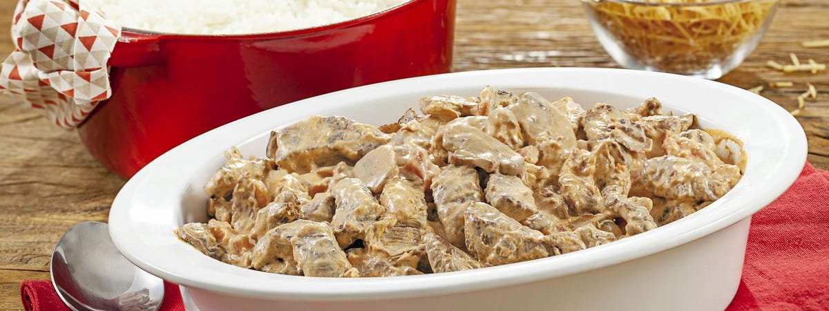 Strogonoff de Carne Meu Segredo Strogonoff de Carne Meu Segredo