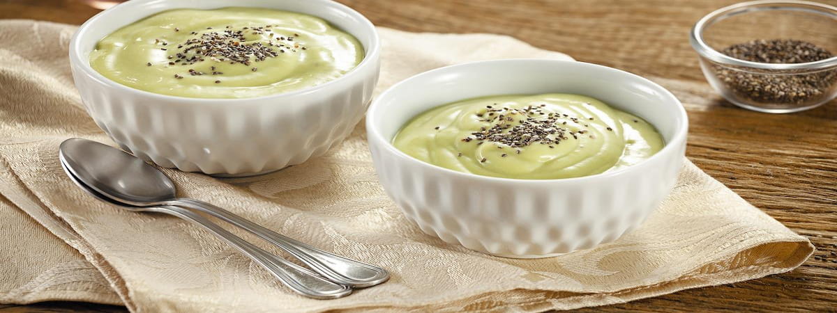 Creme de Abacate com Banana e Nutren Senior Creme de Abacate com Banana e Nutren Senior
