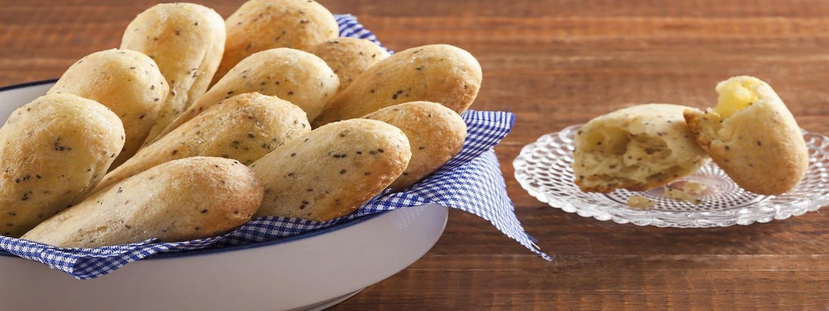 Pão de Polvilho com Chia Pão de Polvilho com Chia