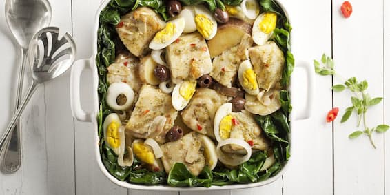 Receitas de bacalhau: bacalhau ao forno