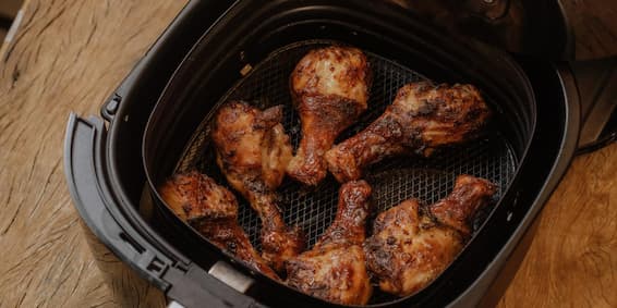 Tipos de pimenta: Coxas de Frango Apimentadas na Airfryer