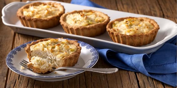 Receitas de bacalhau: mini quiche