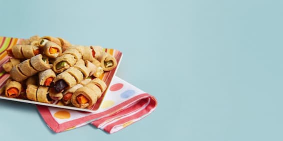 Enroladinhos de Vegetais