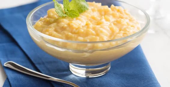 Arroz Doce com Laranja e Iogurte Grego