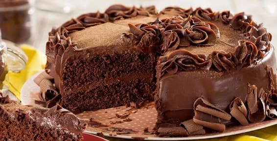 Bolo Trufado de Chocolate ao Leite