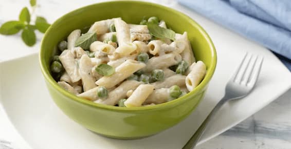 Penne com Molho de Iogurte e Nozes