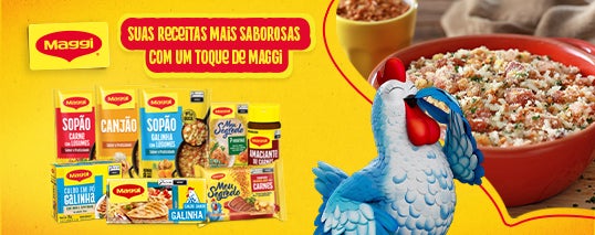 Suas receitas mais saborosas com um toque de Maggi