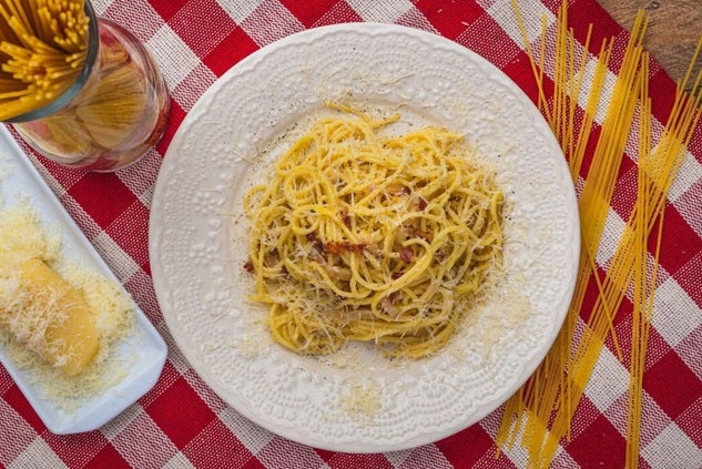 Macarrão a carbonara