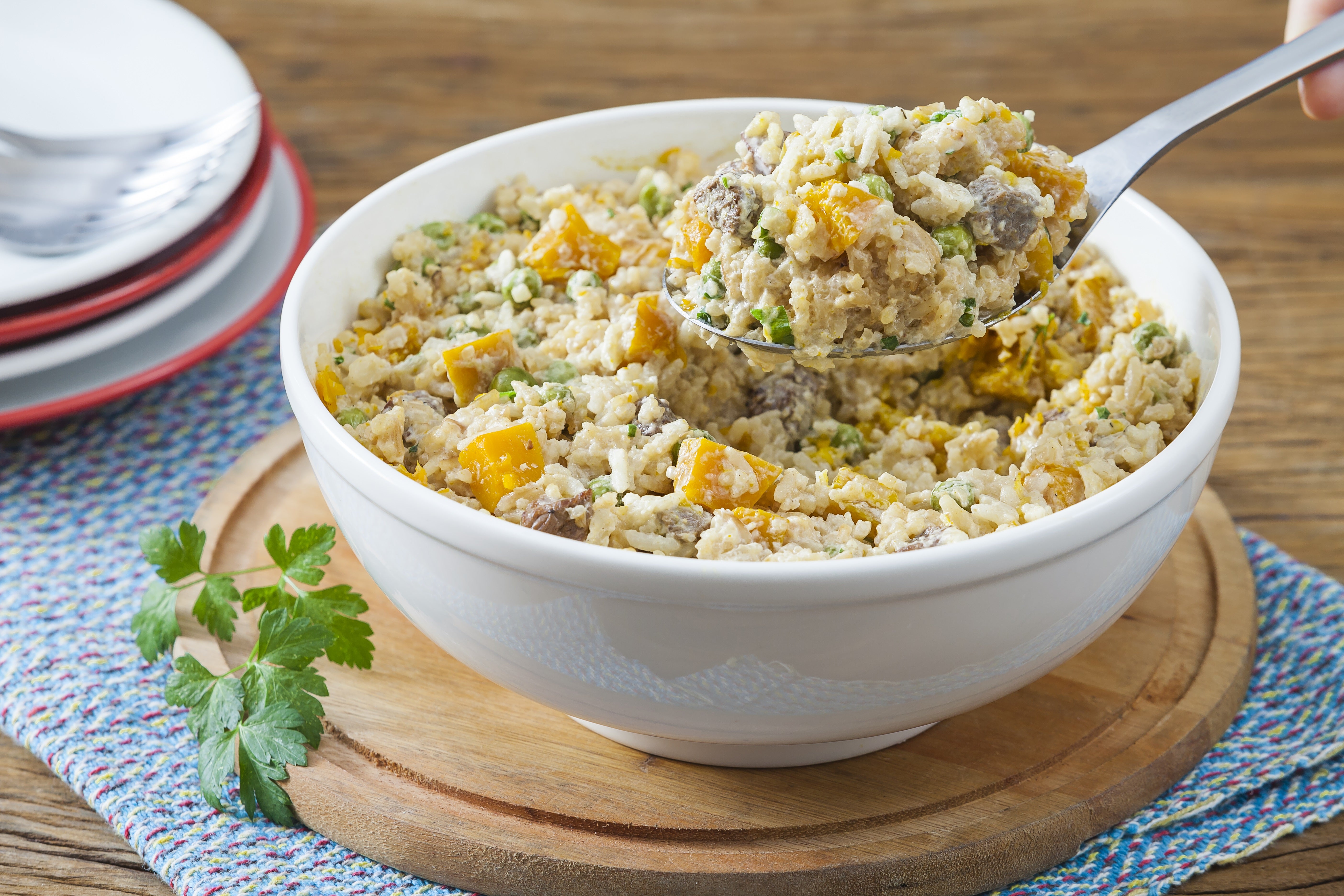 Arroz com Carne Cremoso