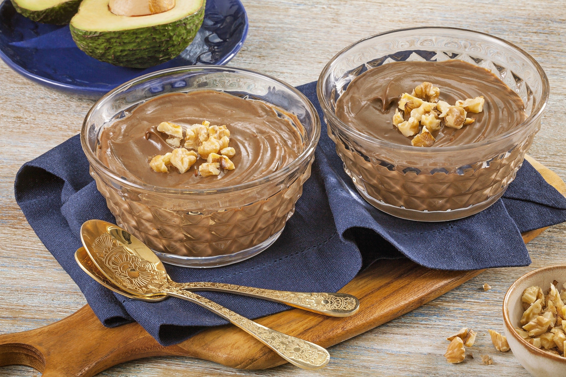 Mousse de Abacate com Cacau Nutren Senior