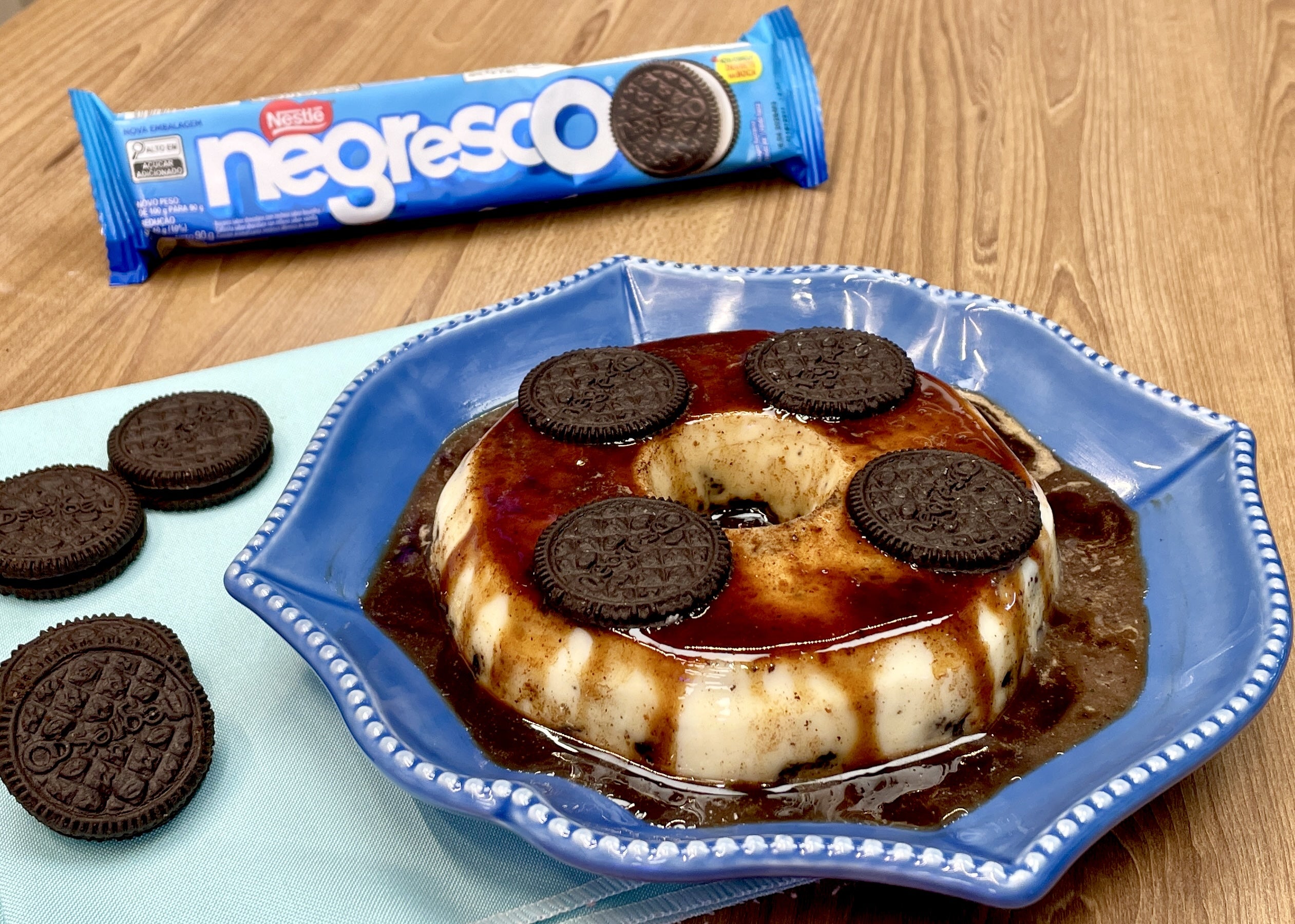 Receita de Pudim de Negresco Sem Forno